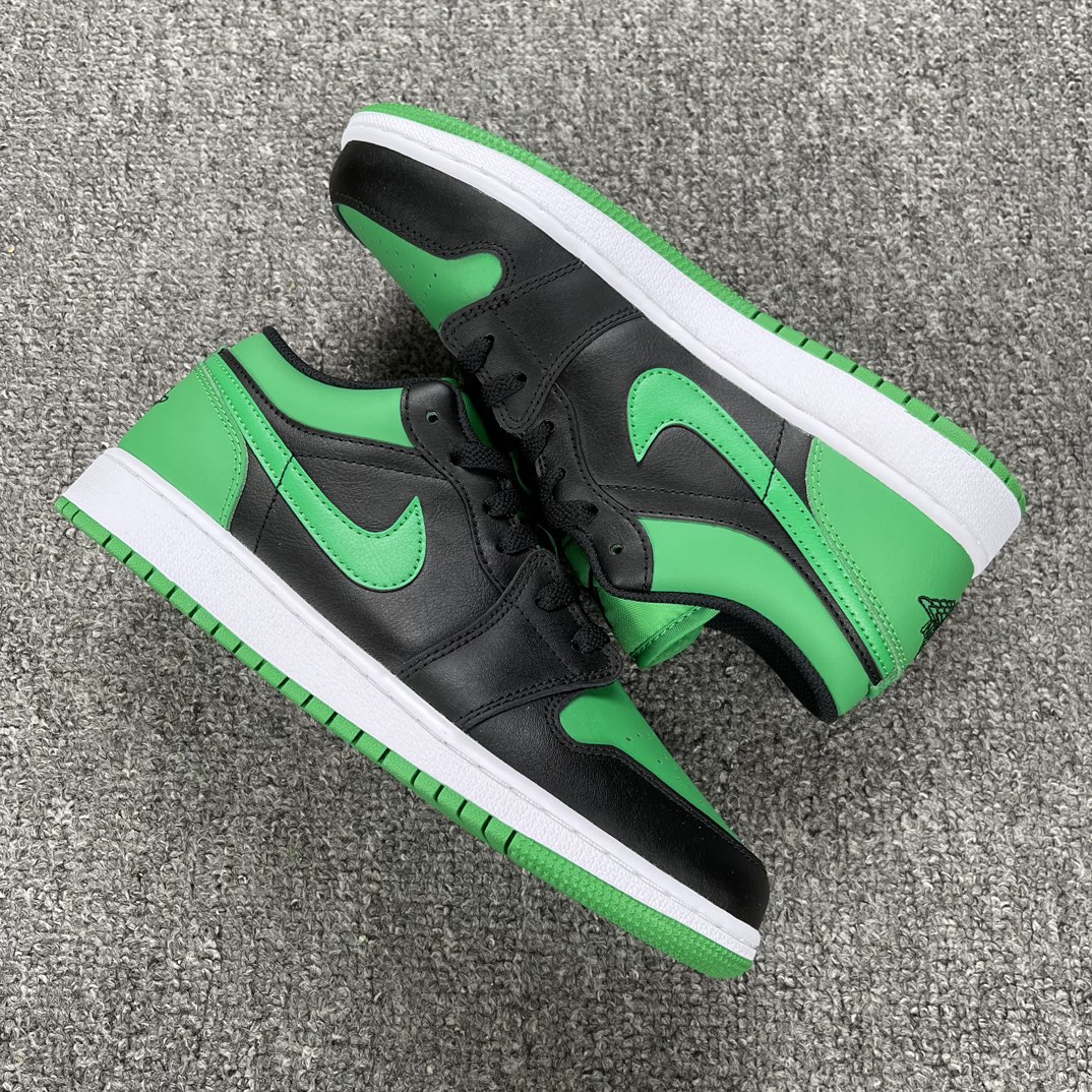 AJLow黑绿尺码39-44.5福利特价-AirJordan1Low“LuckGreen”黑绿55355