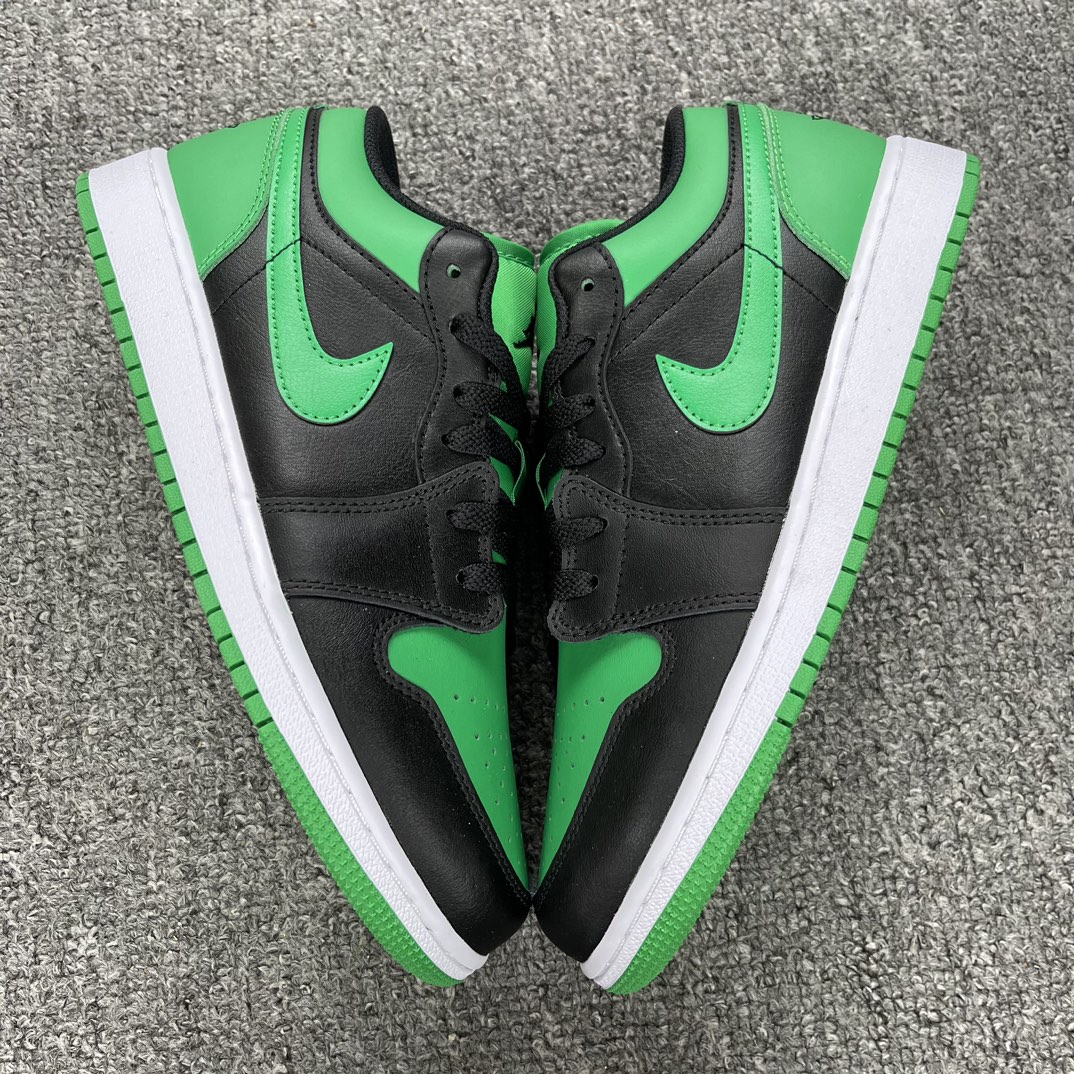 AJLow黑绿尺码39-44.5福利特价-AirJordan1Low“LuckGreen”黑绿55355