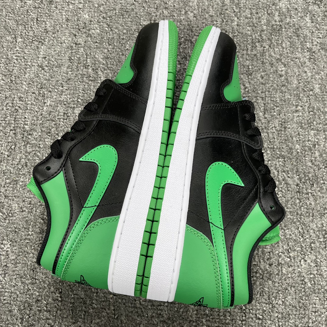 AJLow黑绿尺码39-44.5福利特价-AirJordan1Low“LuckGreen”黑绿55355