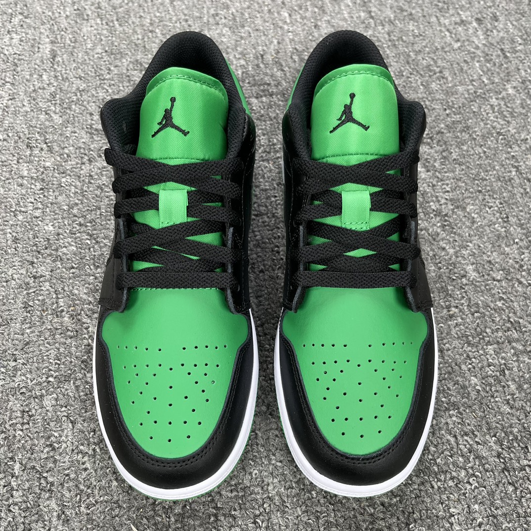 AJLow黑绿尺码39-44.5福利特价-AirJordan1Low“LuckGreen”黑绿55355