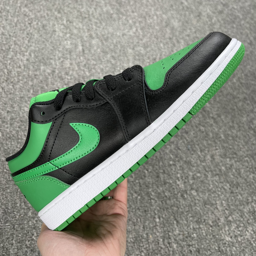 AJLow黑绿尺码39-44.5福利特价-AirJordan1Low“LuckGreen”黑绿55355