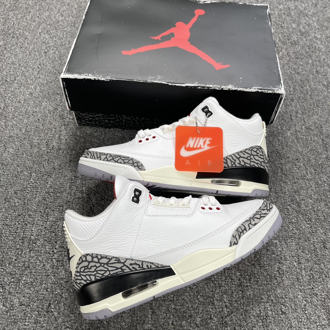 纯原外贸版-AirJordan3WhiteCementReimaginedAJ3白水泥DN3707-10