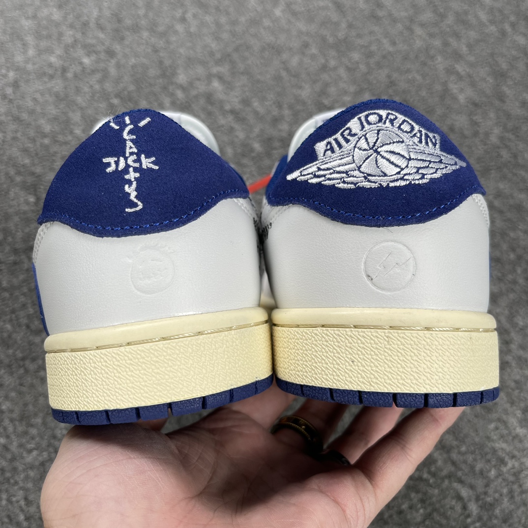 外贸H版低帮系列福利底价AirJordan1低帮TS联名白蓝配色一清到底直接底价不到平时一半的价格库存量