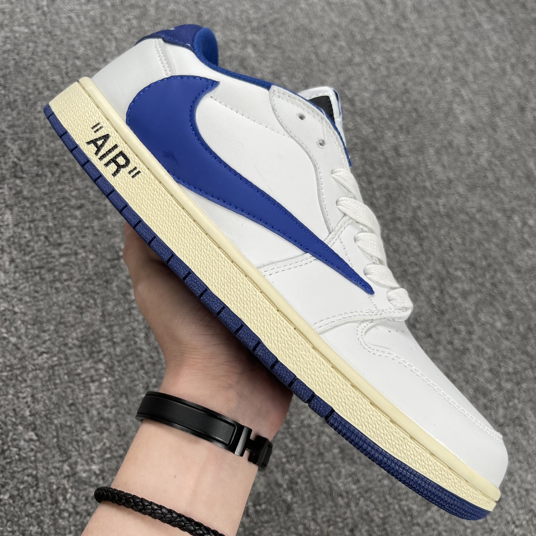 外贸H版低帮系列福利底价AirJordan1低帮TS联名白蓝配色一清到底直接底价不到平时一半的价格库存量