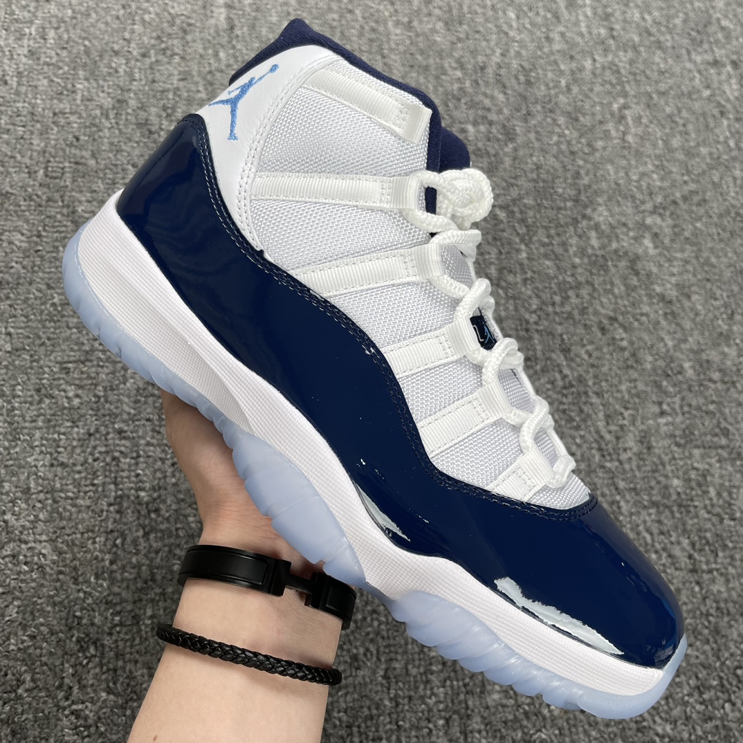 外贸纯原版-AirJordanAJ11WinLike82AJ11乔11午夜蓝乔治城378037-123尺