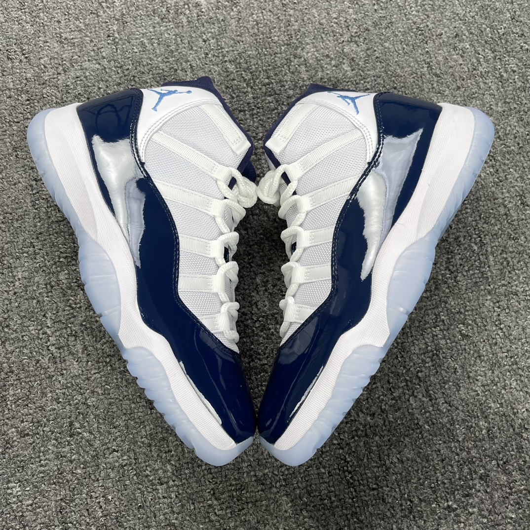 外贸纯原版-AirJordanAJ11WinLike82AJ11乔11午夜蓝乔治城378037-123尺