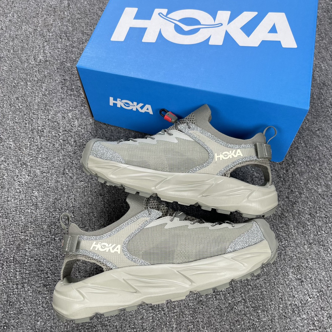 HOKAONEHopara2霍帕拉沙滩凉鞋灰色货号1147650-BYT市场外贸工厂一比一出品此次Hop