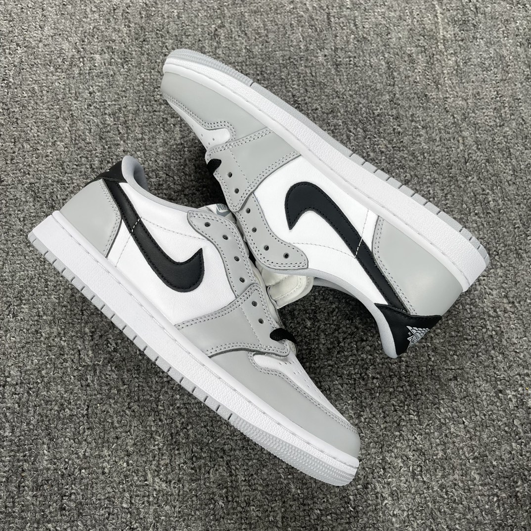 AJ1Low灰黑尺码:40.5-47.5纯原版出品-AirJordan1LowAJ1乔1灰黑低帮文化休闲