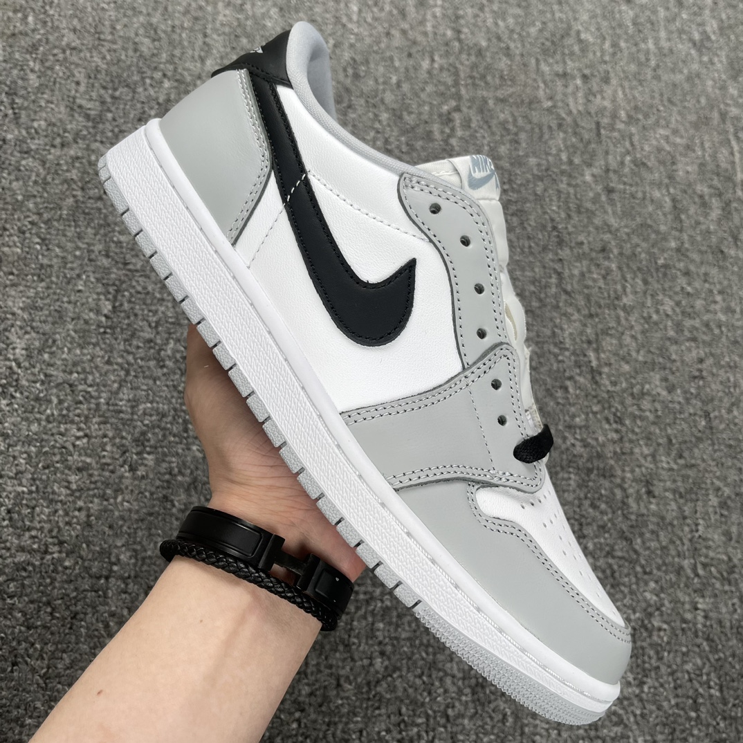 AJ1Low灰黑尺码:40.5-47.5纯原版出品-AirJordan1LowAJ1乔1灰黑低帮文化休闲