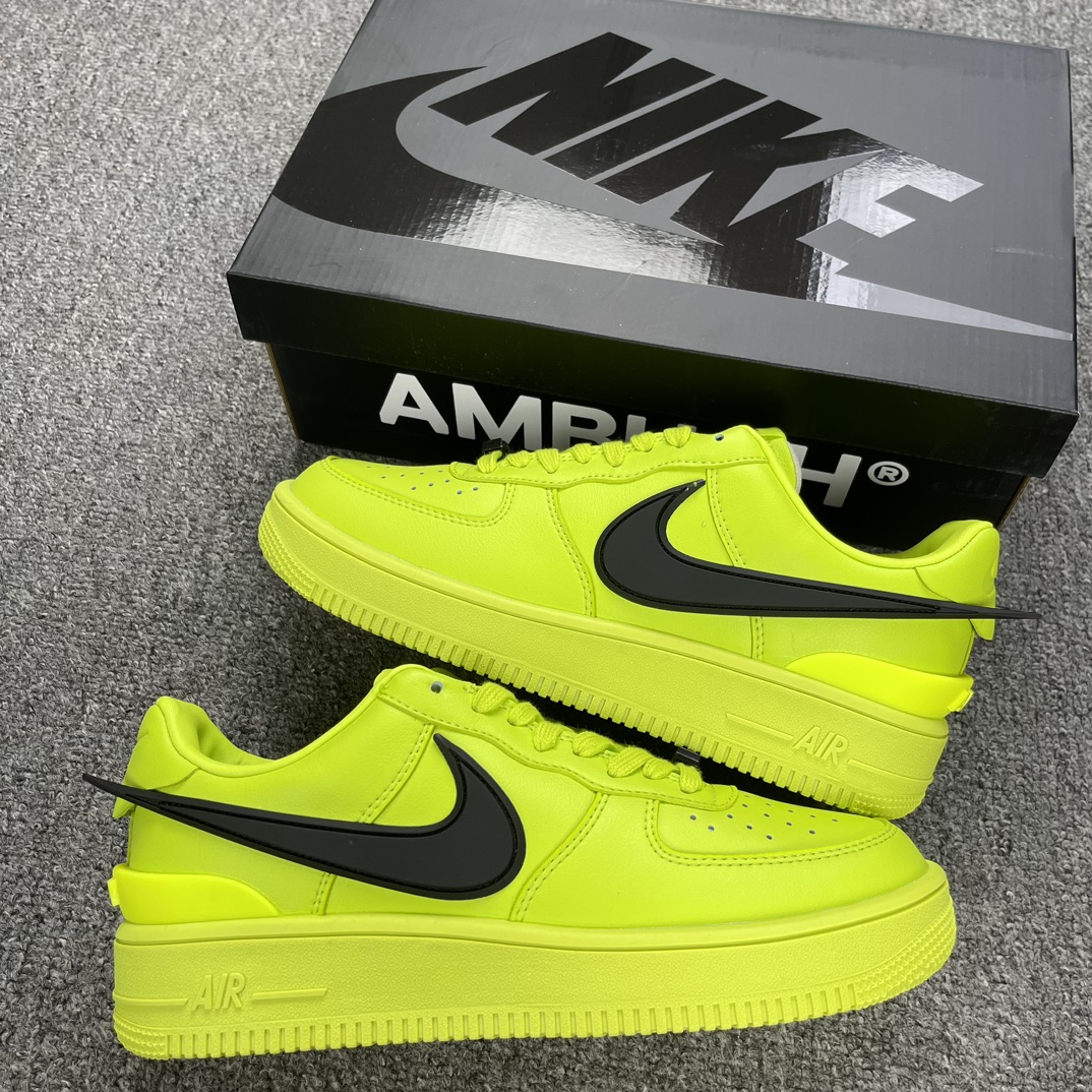 福利原厂320AMBUSHxNikeAirForce1荧光绿平台提供单顶级性价比头拼免修36/45工厂血