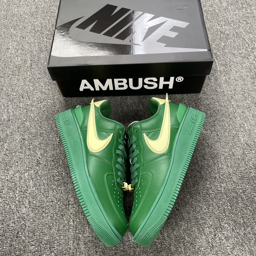 福利原厂320AMBUSHxNikeAirForce1绿色平台提供单顶级性价比头拼免修36/45工厂血亏