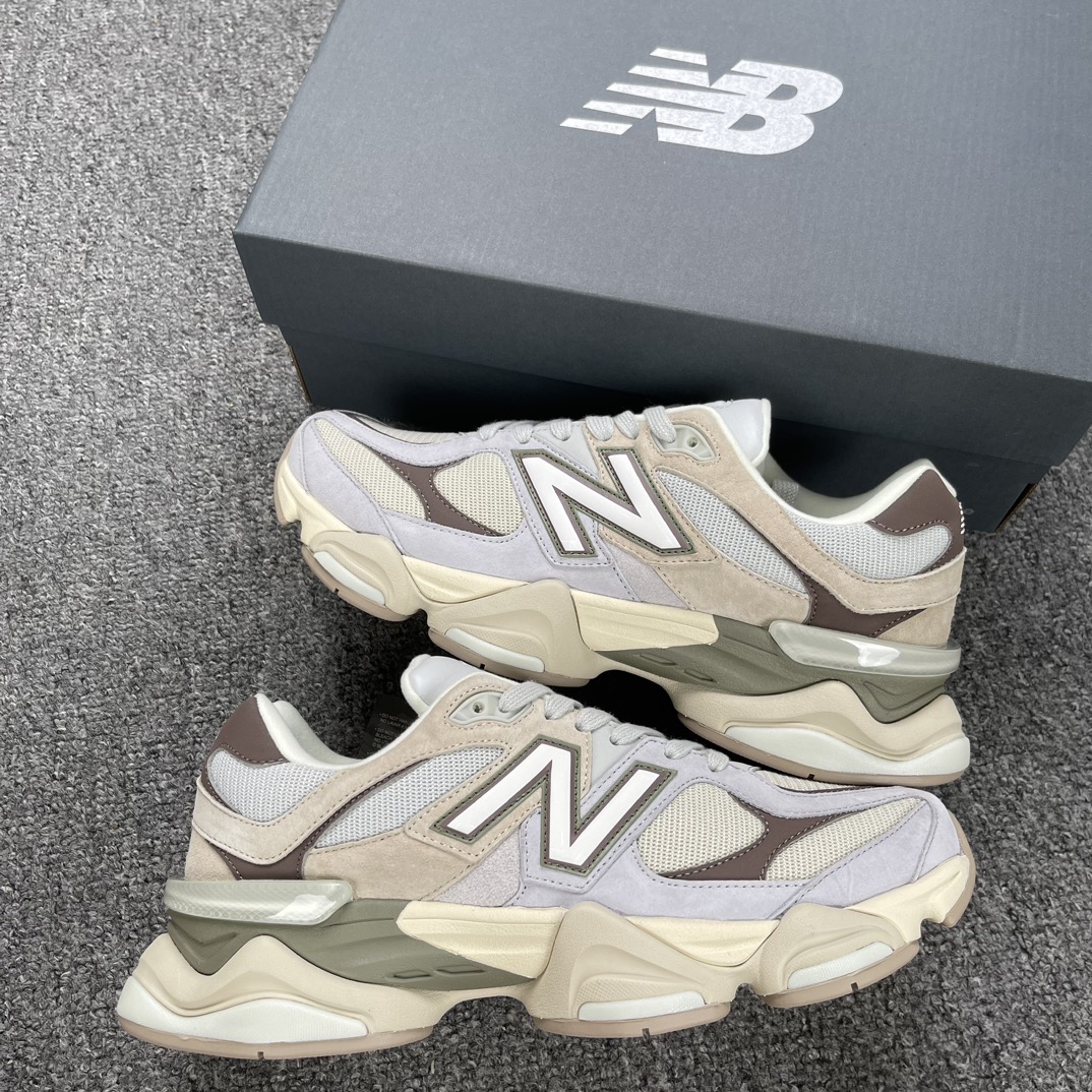 AY版本🔻福利🔥 纯原 New Balance NB9060系列 新百伦绒面革网布经典百搭防滑耐磨透气低