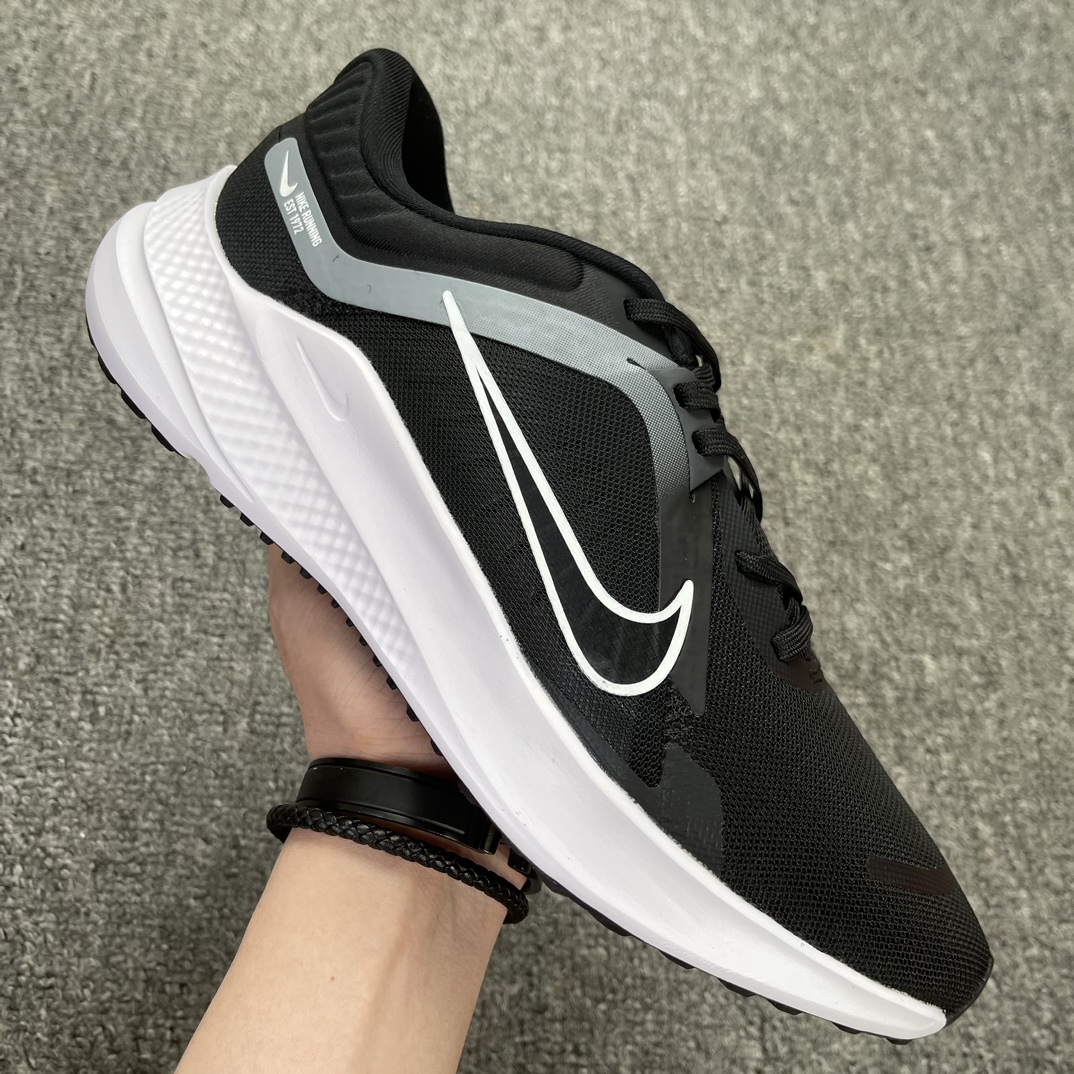 福利特价新增五色天猫原装#品相自观NikeQust4Qust5缓震休闲跑鞋黑色DA0204-0...54