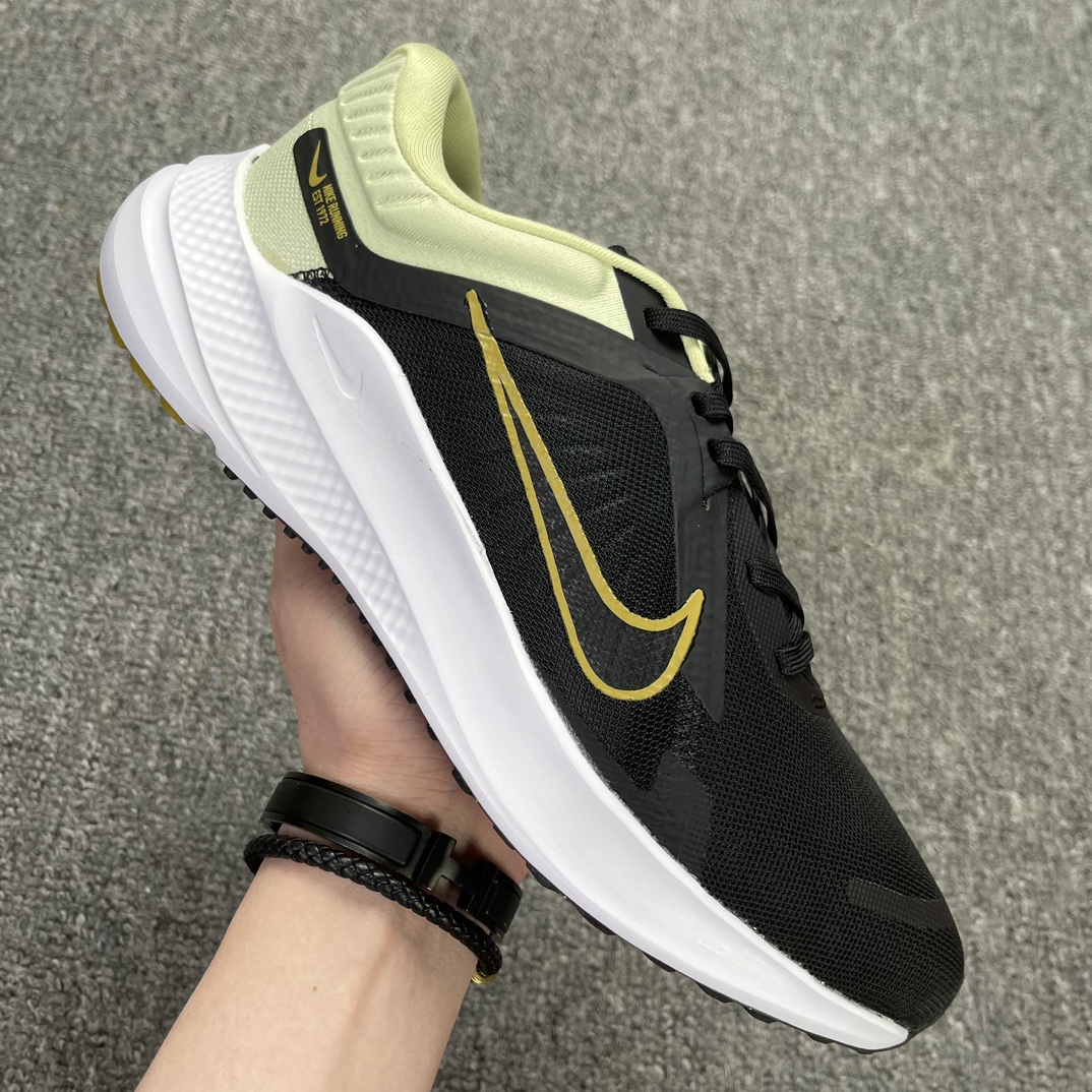 福利特价新增五色天猫原装#品相自观NikeQust4Qust5缓震休闲跑鞋黑棕DA0204-0...54