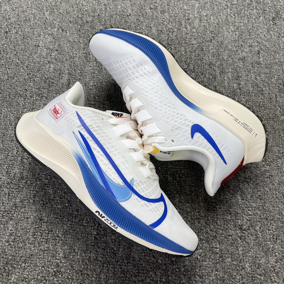 福利特价增加五色天猫原装#品相自观NikePegasus登月37代白蓝配色CQ9908-.....545