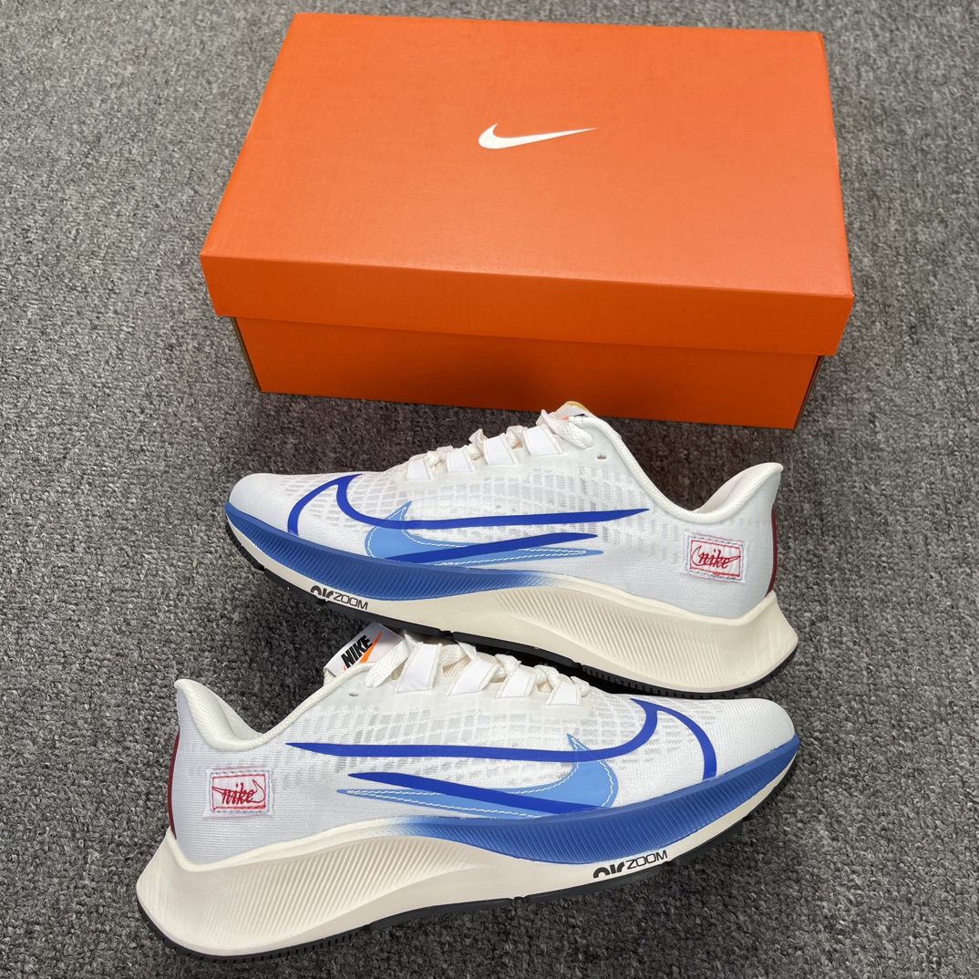 福利特价增加五色天猫原装#品相自观NikePegasus登月37代白蓝配色CQ9908-.....545