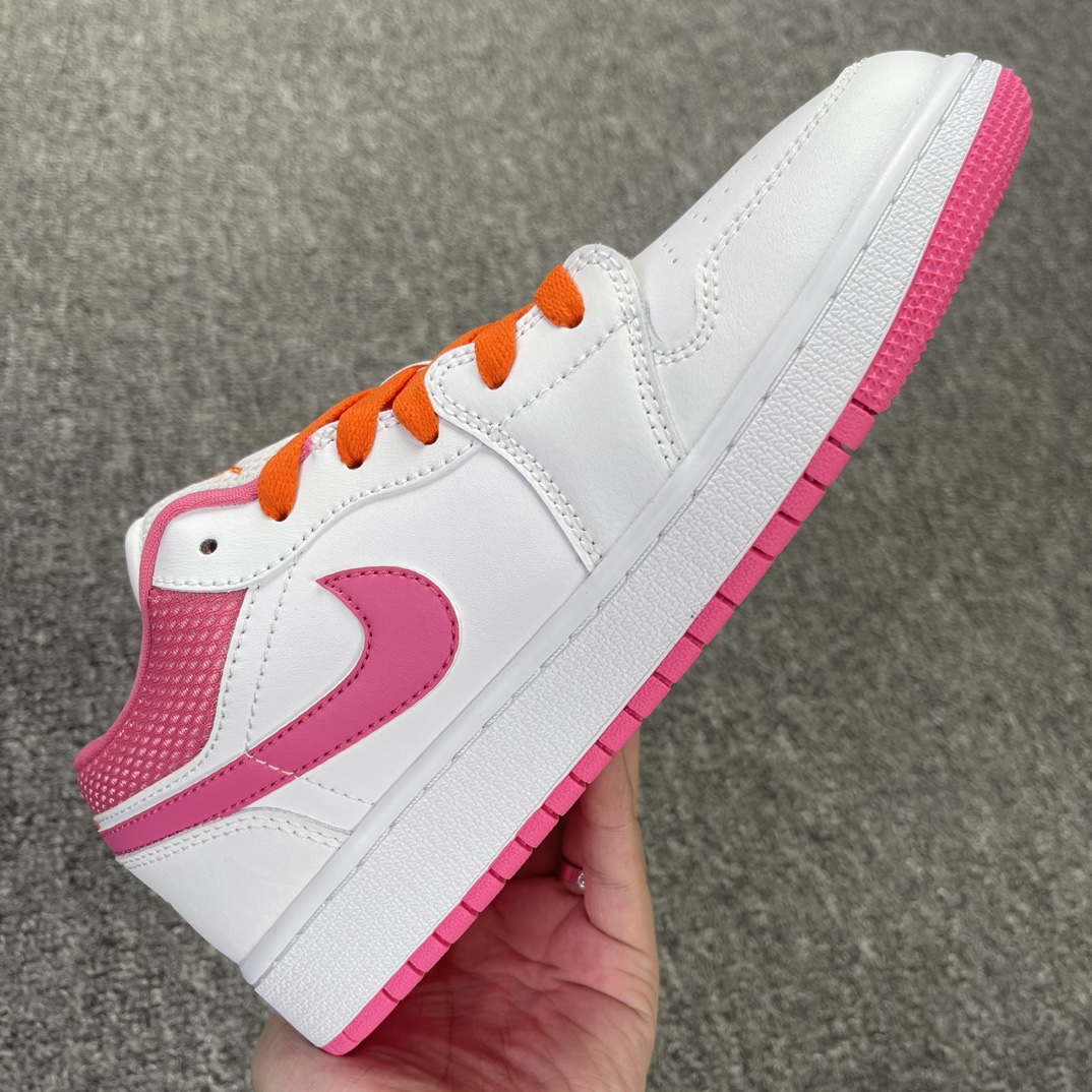 版本AirJordan1Low白粉色货号DR9498-168市场第一梯队的品质巅峰顶级过验的品质打破市场