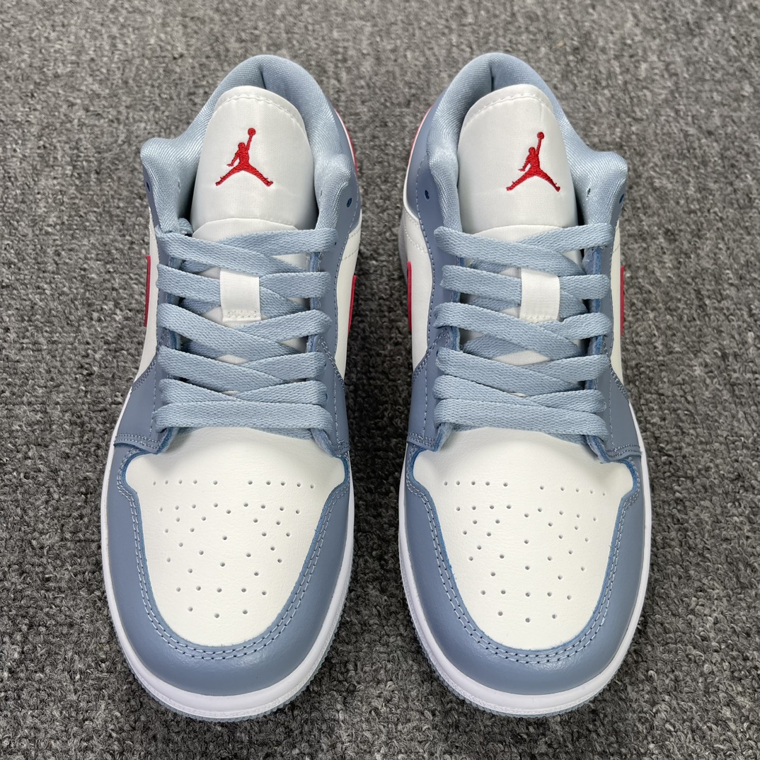 版本AirJordan1Low蓝白色货号DC0774-164市场第一梯队的品质巅峰顶级过验的品质打破市场