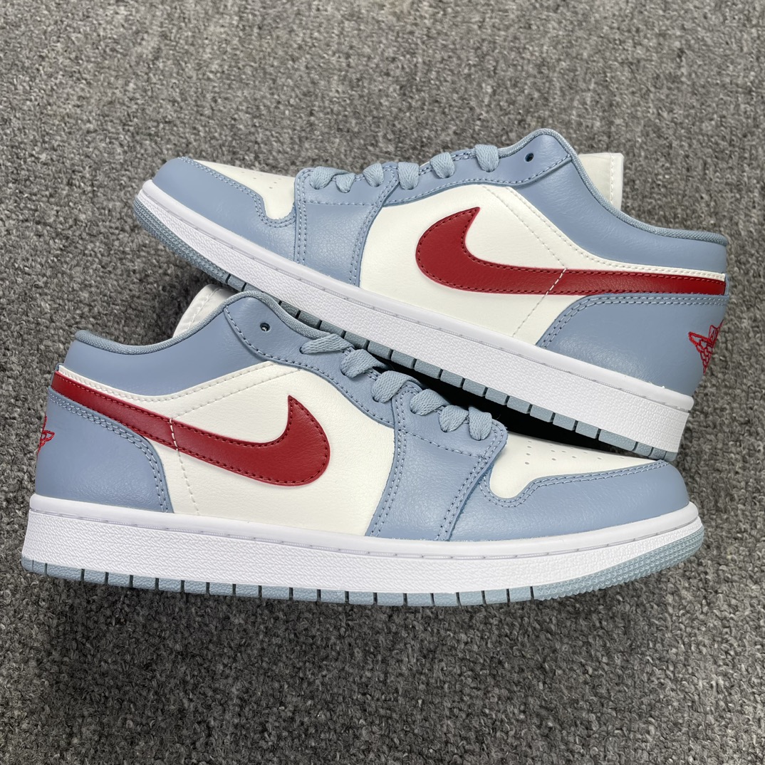 版本AirJordan1Low蓝白色货号DC0774-164市场第一梯队的品质巅峰顶级过验的品质打破市场