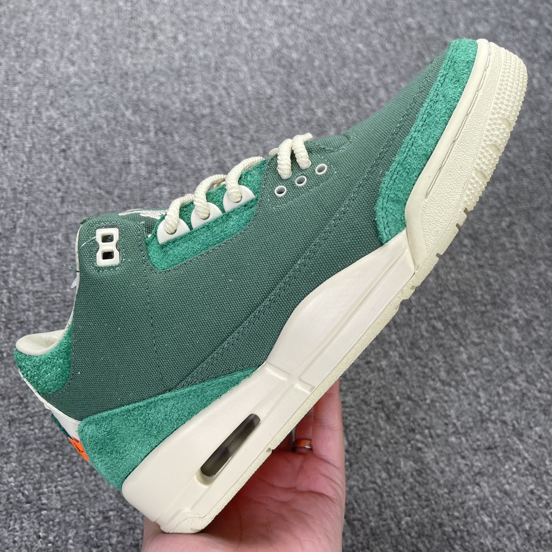 🔻福利 乔3配色🔺Jordan 3 OG WMNS 绿色原厂皮料 原冲刀 原厂描漆工艺打造原厂刺绣 原厂