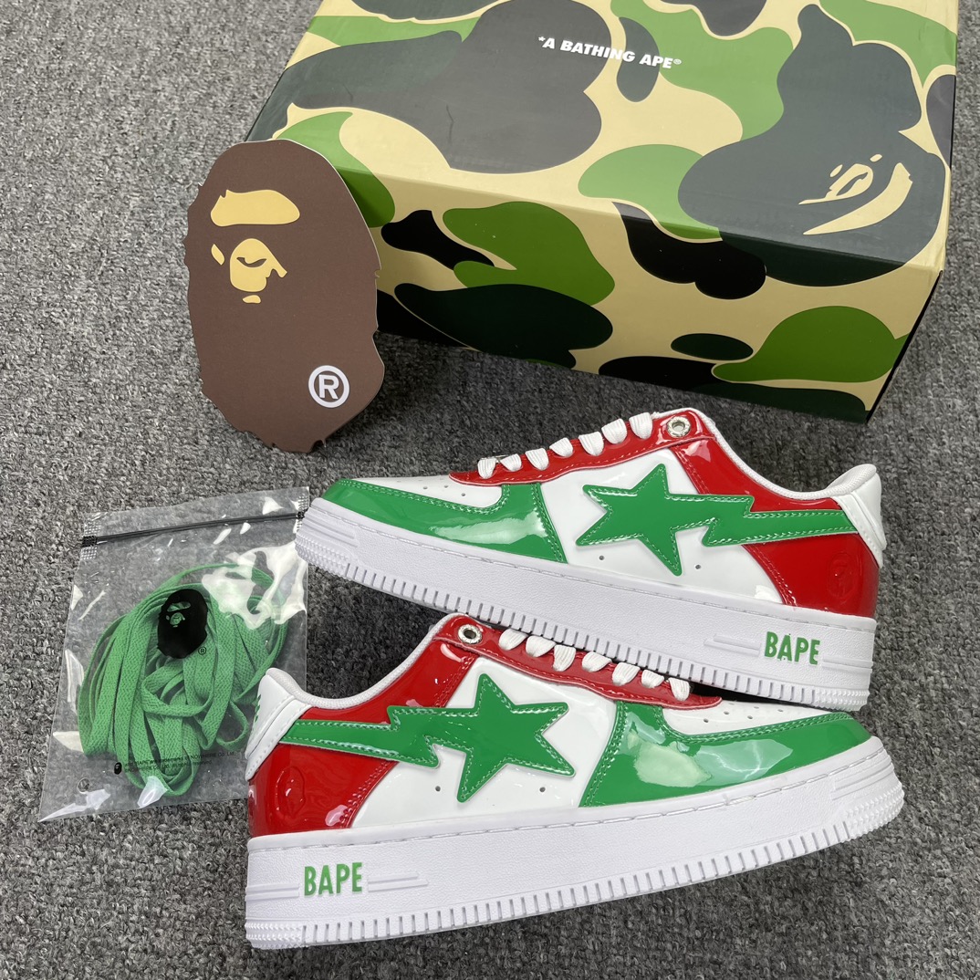  H版 纯原 A BATHING APE STA  经典潮流 时尚板鞋 男女同款  BAPE STA 是