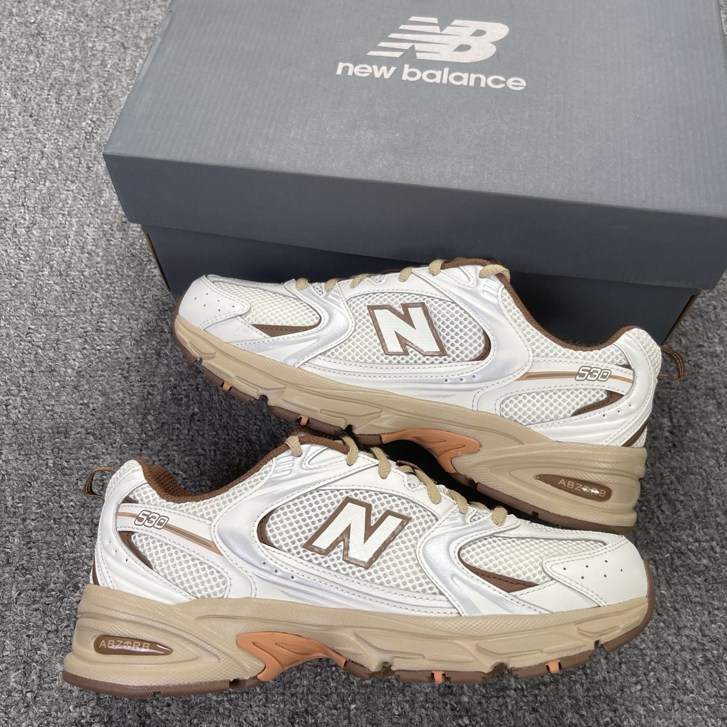 版 全新生产线 New Balance NB530 新百伦 MR530NI 复古透气跑步鞋 抛弃过往以皮
