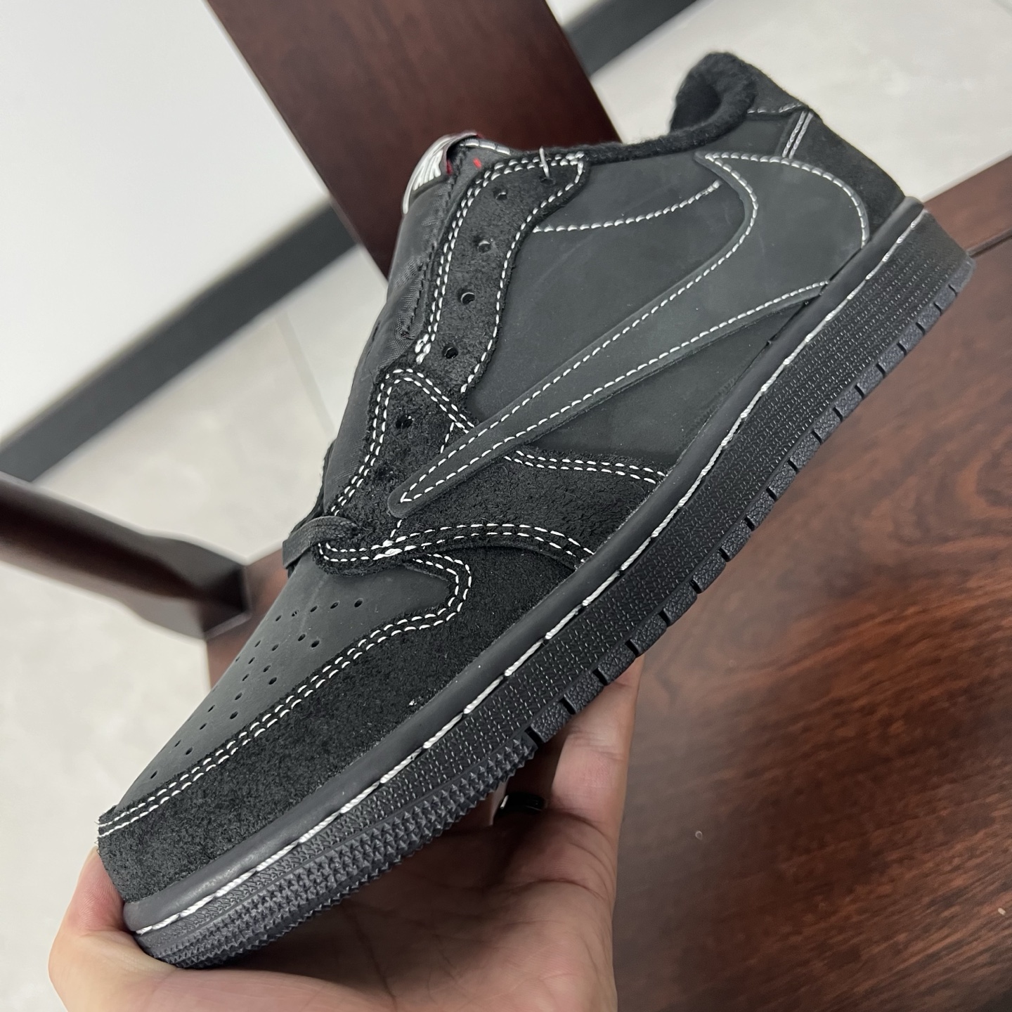 
老清远版本🔻强势归来 Travis Scott x Air Jordan 1 Low 倒钩低帮4.0 