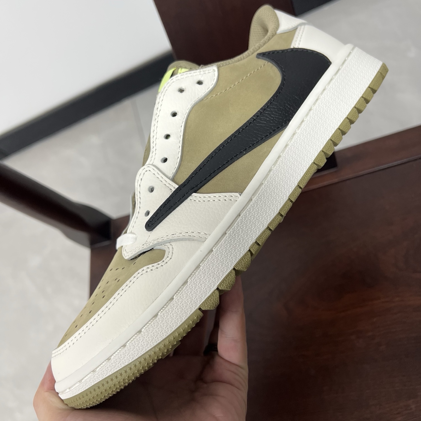 
老清远版本🔻强势归来 Travis Scott x Air Jordan 1 Low 倒钩低帮6.0 