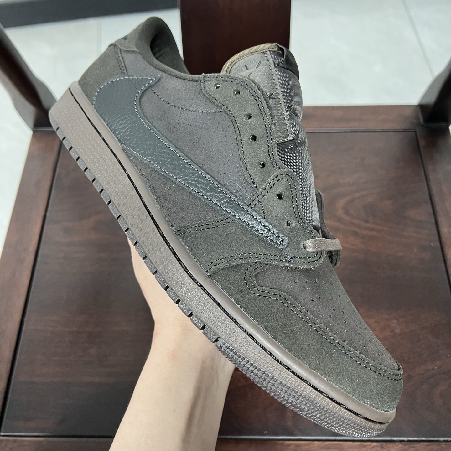 
老清远版本🔻强势归来 Travis Scott x Air Jordan 1 Low 倒钩低帮9.0 