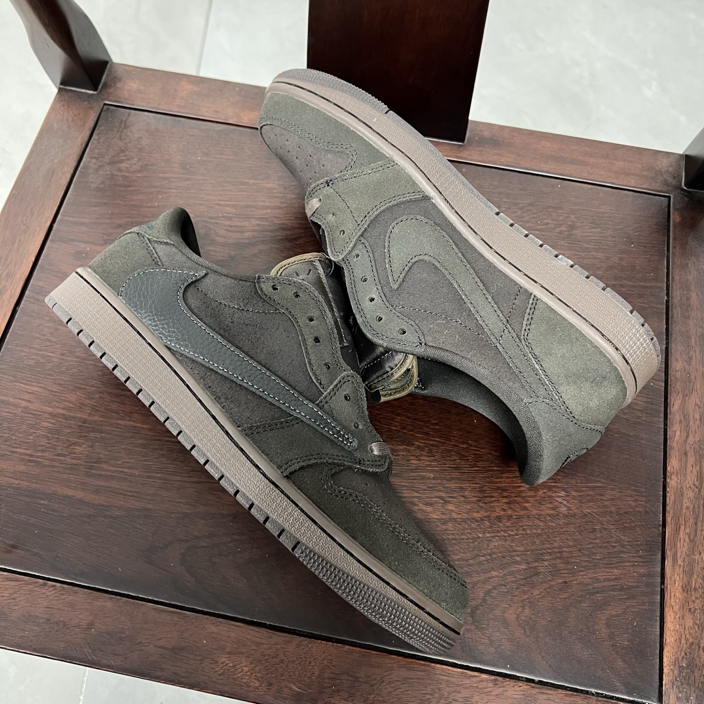 
老清远版本🔻强势归来 Travis Scott x Air Jordan 1 Low 倒钩低帮9.0 