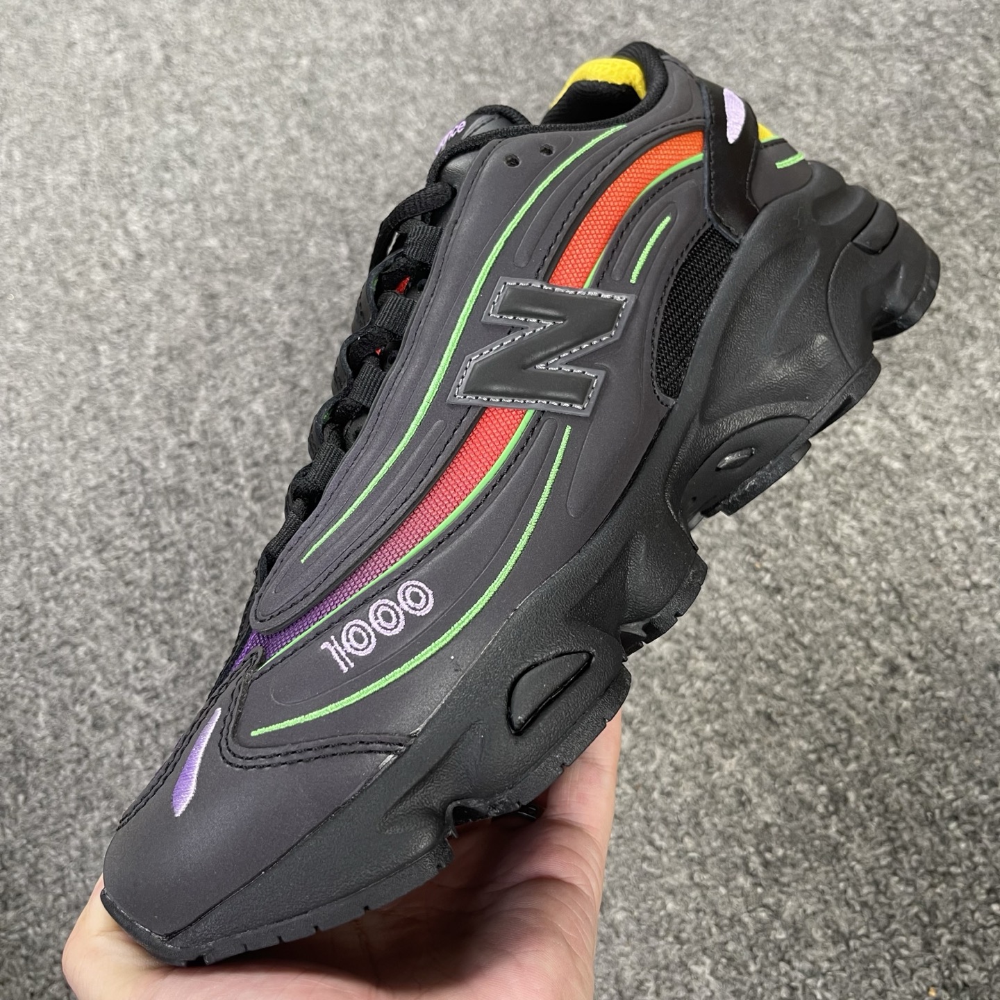 6.18大厂福利🔻#纯原品质 黑紫配色 货号：M1000TP尺码：36-45 编码：LJ1L