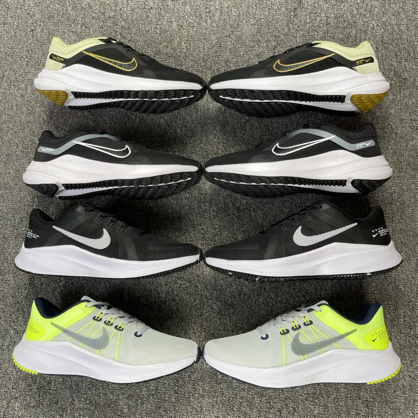 
暑期出行福利🔻Nike Quest 4/5 休闲城市通勤跑步鞋 四色 工厂转型 每个配色万双库存 总计