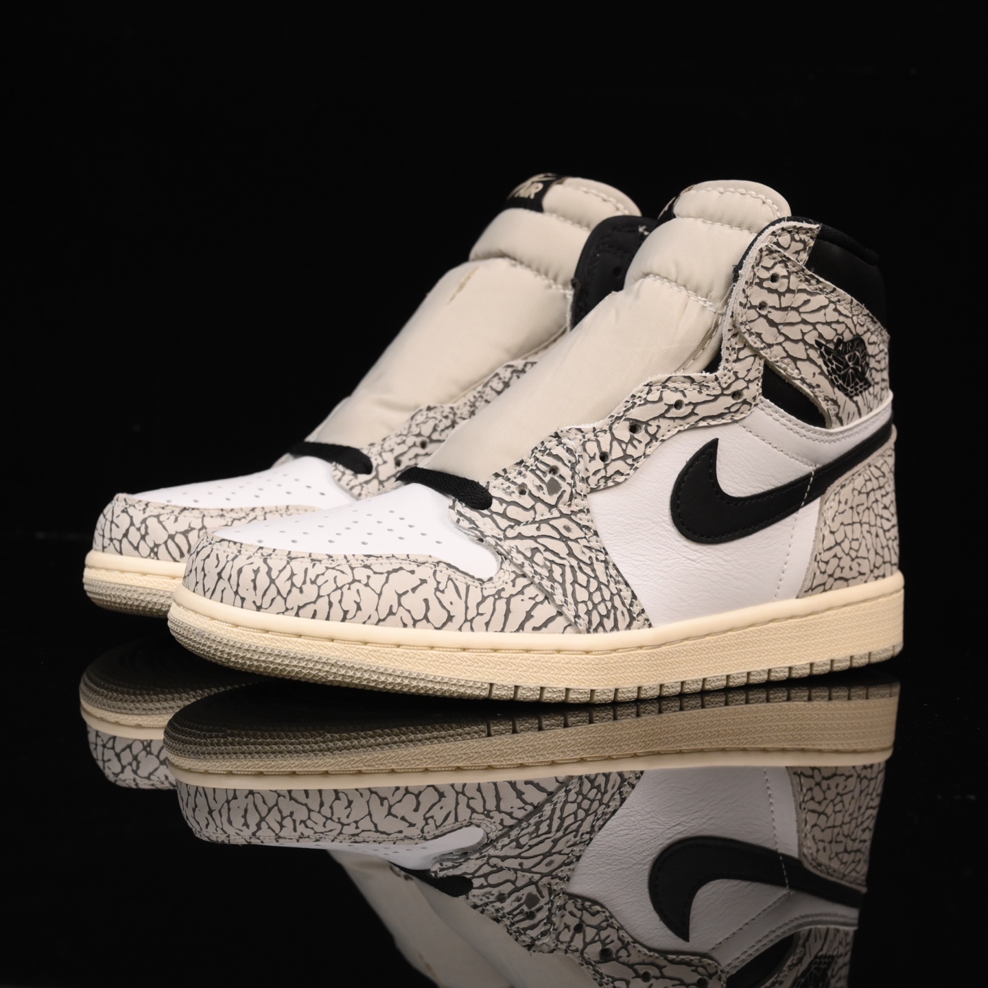 📢版本福利🔻特价 再一次大降价 最后倔强 Air Jordan 1 白灰树纹🔻实拍图 很多市场仅有的款式
