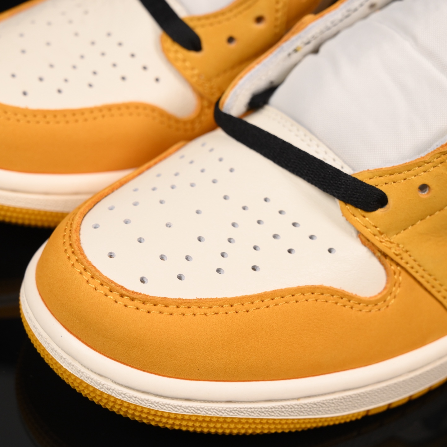 📢版本福利🔻特价 再一次大降价 最后倔强 Air Jordan 1 黄色🔻实拍图 很多市场仅有的款式卖了