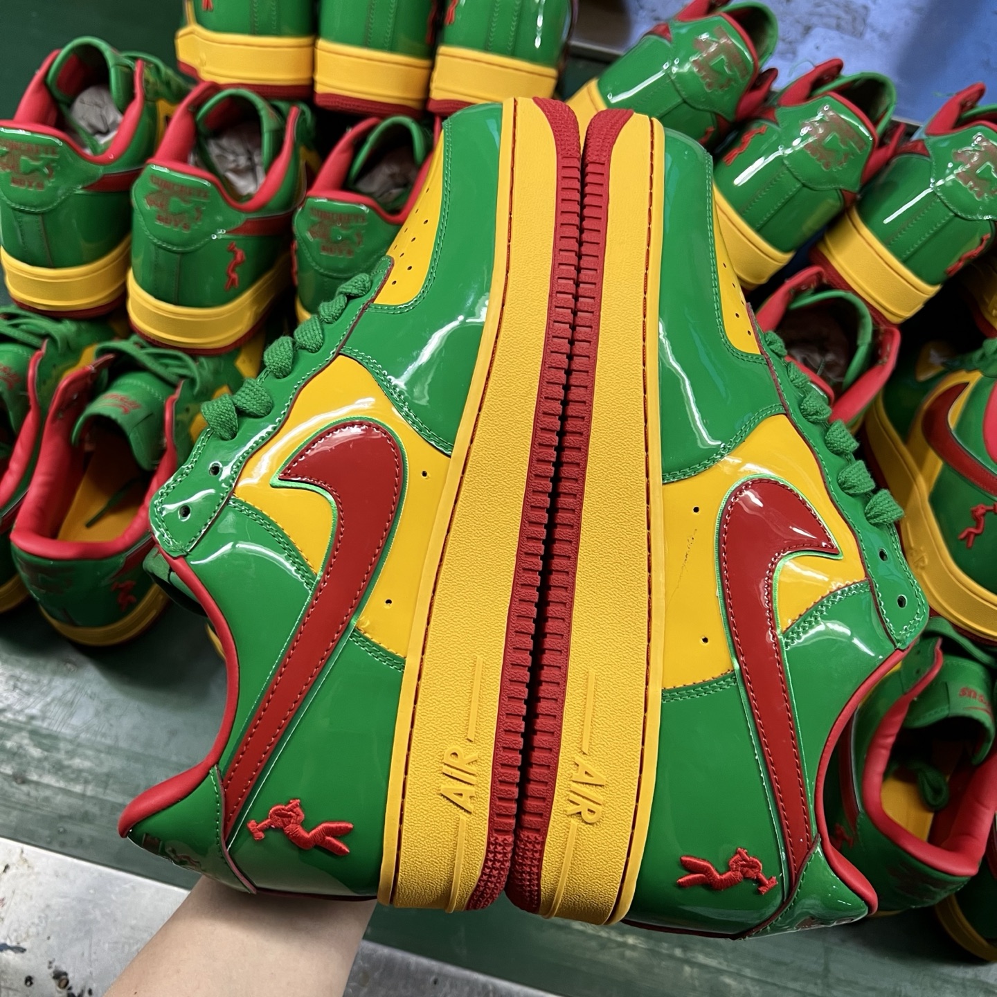 Lil Yachty x Nike Air Force 1 Low Green Yellow Red IH4383-300 5 i1757632266570 8064 0 4