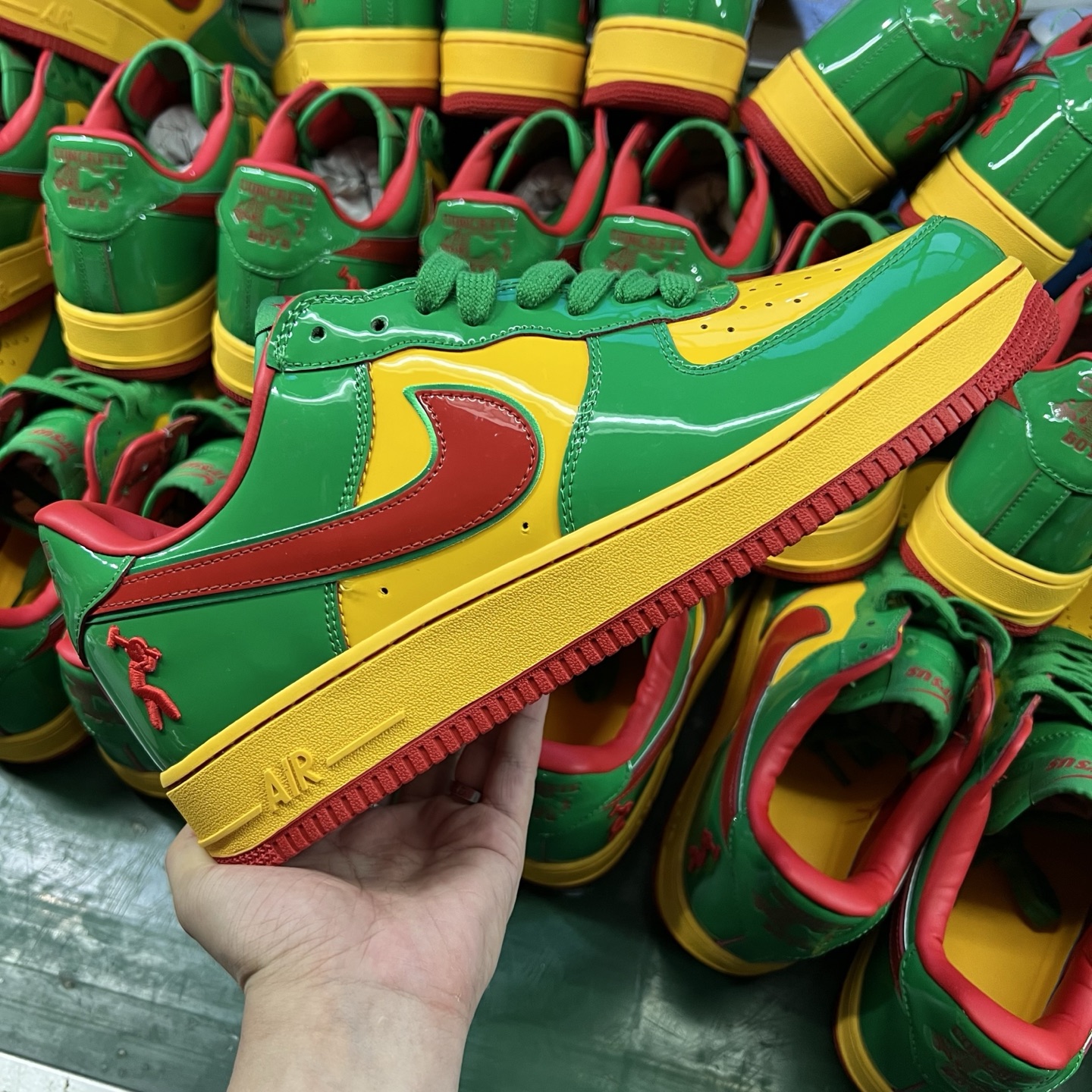 Lil Yachty x Nike Air Force 1 Low Green Yellow Red IH4383-300 1 i1757632272566 5132 0 0