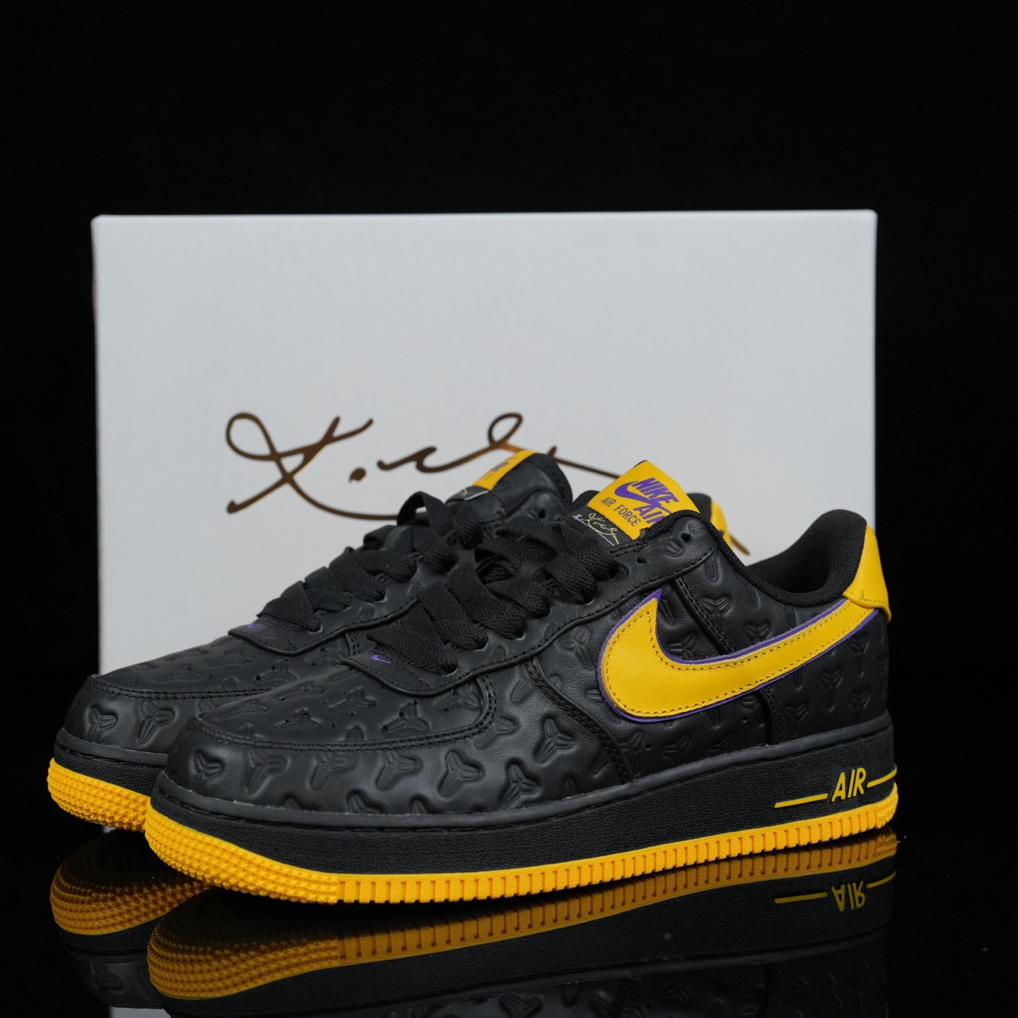 福利特价外贸版本 助力双十一🔥福利新增款式 科比空军黑黄 实拍 全码开仓 36-47.5编码：H1L08