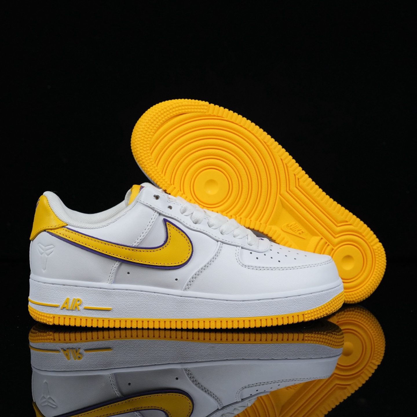 福利特价外贸版本 助力双十一🔥福利新增款式科比空军白黄 实拍 全码开仓 36-47.5编码：H1L082