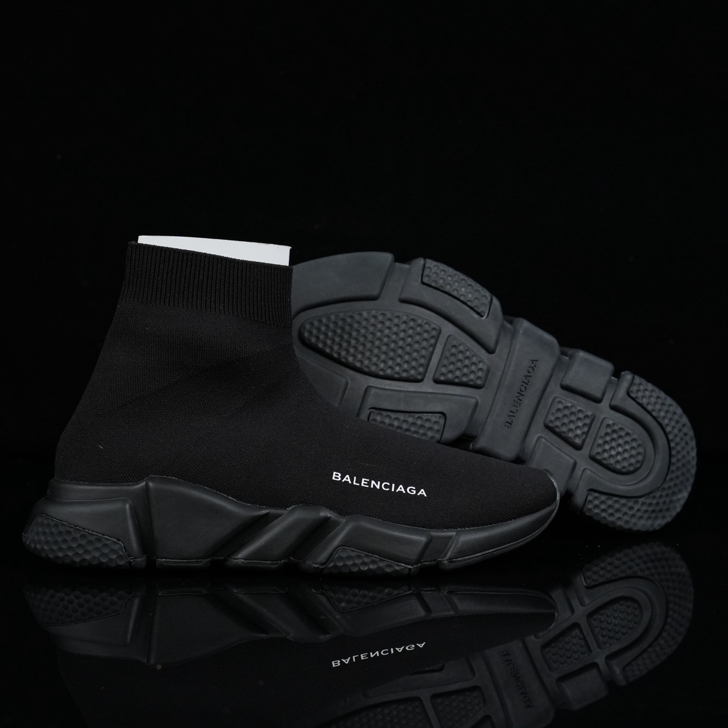 福利特价 外贸版本 助力双十一🔥福利新增款式巴黎袜套全黑 实拍 全码开仓 35-46编码：H1L082K