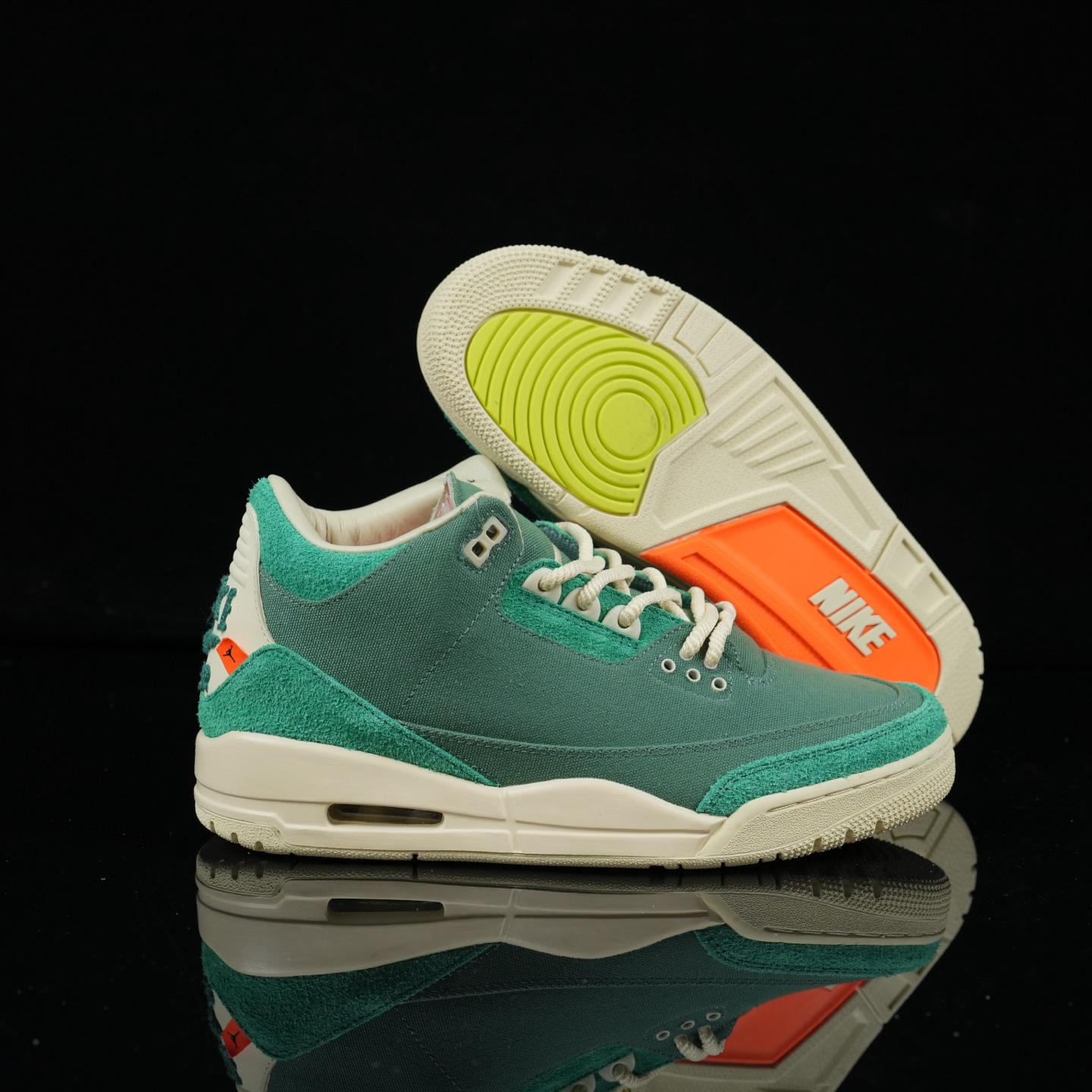 福利 乔3配色 🔺Jordan 3 OG WMNS 绿色原厂皮料 原冲刀 原厂描漆工艺打造原厂刺绣 原厂