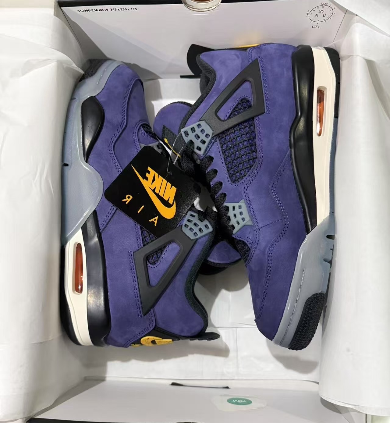 Air Jordan 4 Retro “Lakers湖人预售开启，货号：FV5029-500 全新LN批