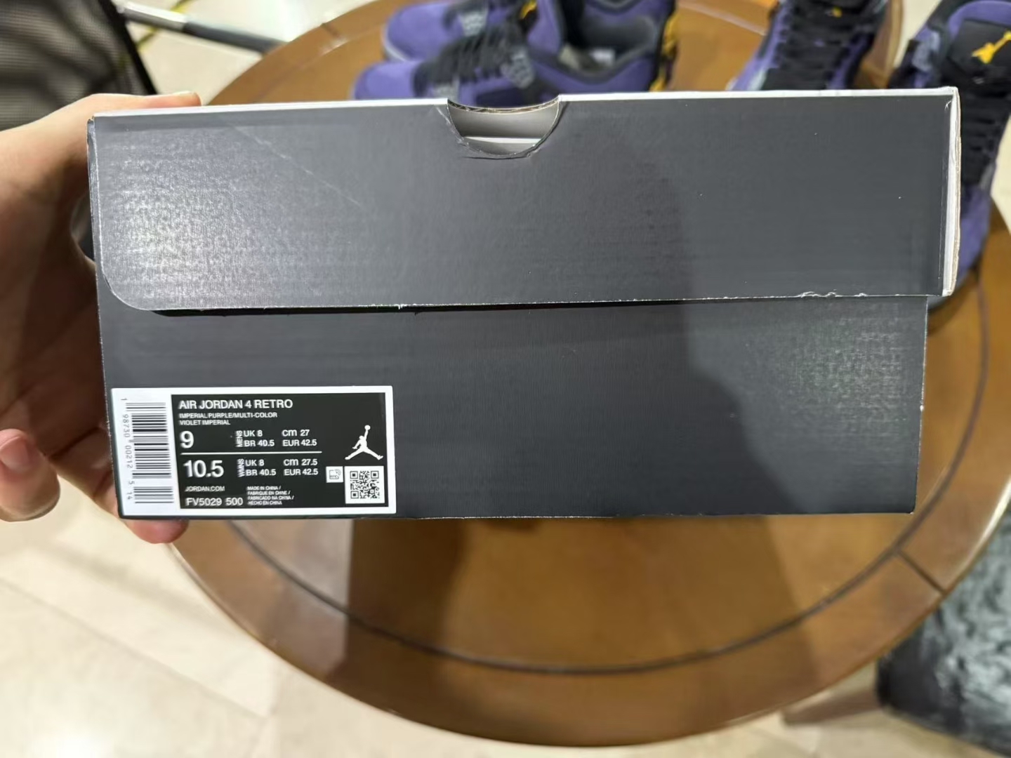 Air Jordan 4 Retro “Lakers湖人预售开启，货号：FV5029-500 全新LN批