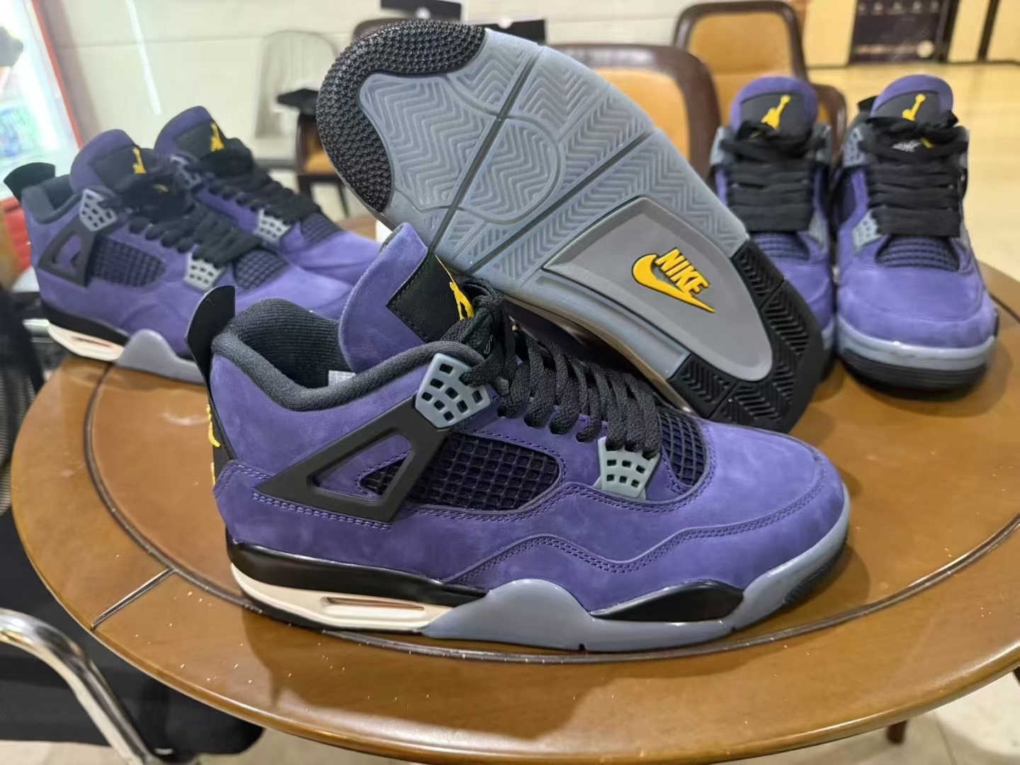 Air Jordan 4 Retro “Lakers湖人预售开启，货号：FV5029-500 全新LN批