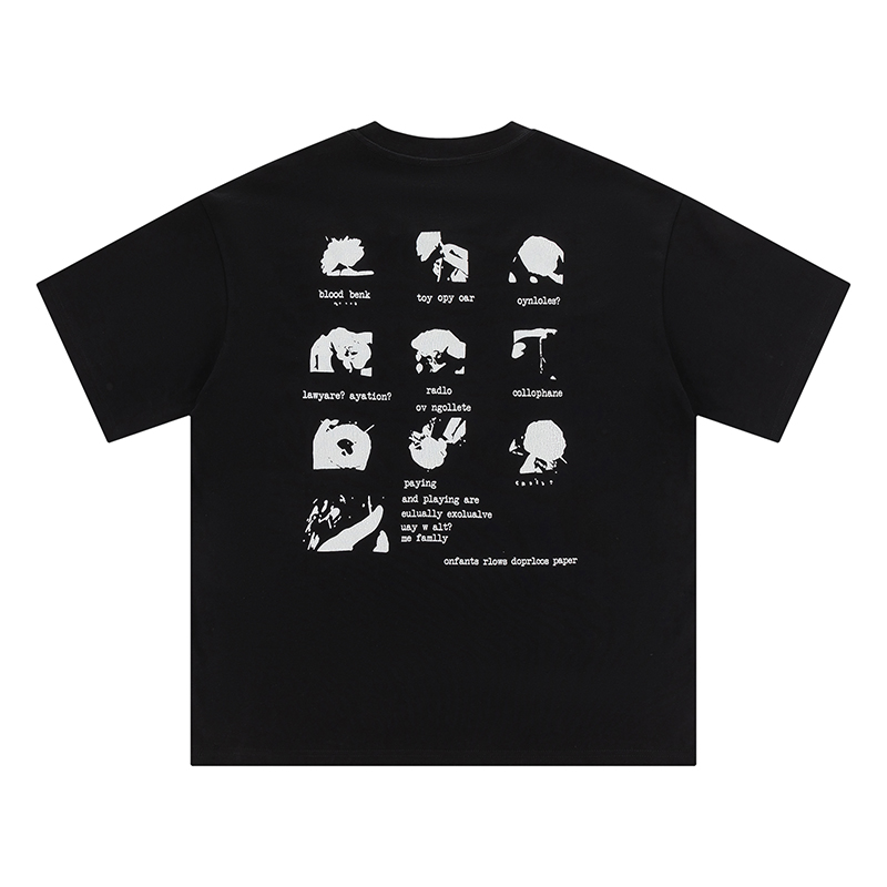 8023#ERD忧郁的富二代
P57
size：S M L XL 定制面料：26支精棉双纱面料，280克超高克重面料，手感无敌，质感超赞，100%纯棉 . 颜色 黑色

​
