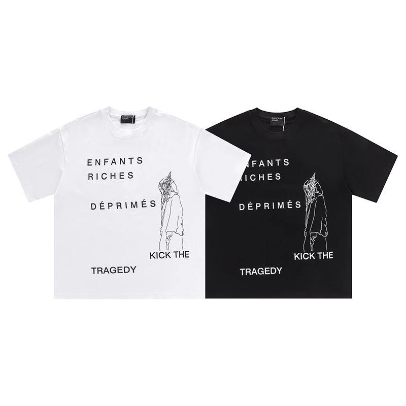 8024#ERD忧郁的富二代
P57
size：S M L XL 定制面料：26支精棉双纱面料，280克超高克重面料，手感无敌，质感超赞，100%纯棉 . 颜色 黑色

​