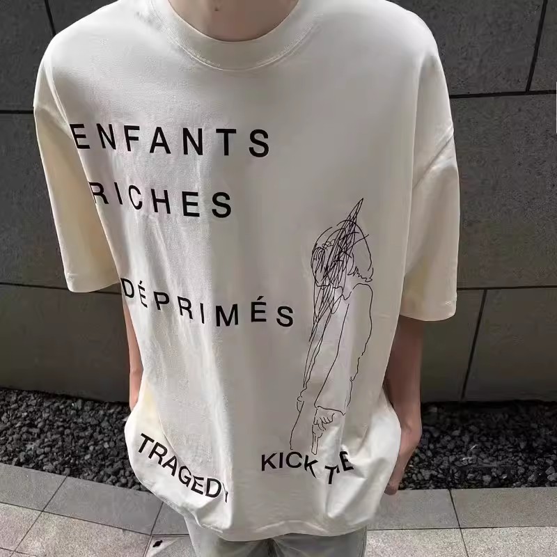 8024#ERD忧郁的富二代
P57
size：S M L XL 定制面料：26支精棉双纱面料，280克超高克重面料，手感无敌，质感超赞，100%纯棉 . 颜色 黑色

​