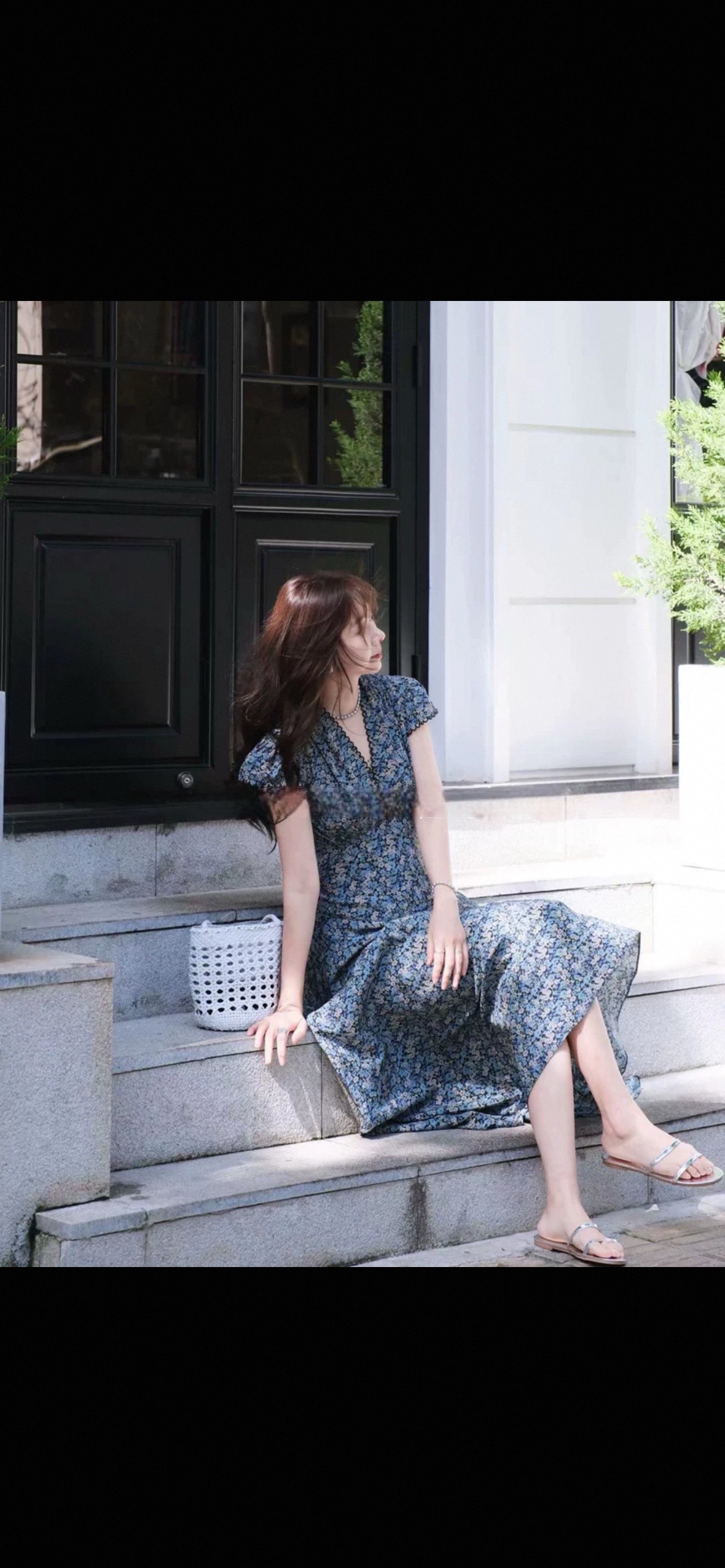 Marni’s New Zone: High-Quality Women’s Clothes with Blue Flower Embroidery - 图片 8