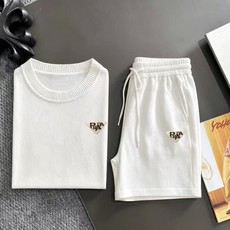 (套装)隔天出货 普拉达 2026春夏季男士冰丝薄款针织净色翻领短袖男T恤 修身透气净色休闲打底冰丝衫 (套装)隔天出货 普拉达 2026春夏季男士冰丝薄款针织净色翻领短袖男T恤 修身透气净色休闲打底冰丝衫