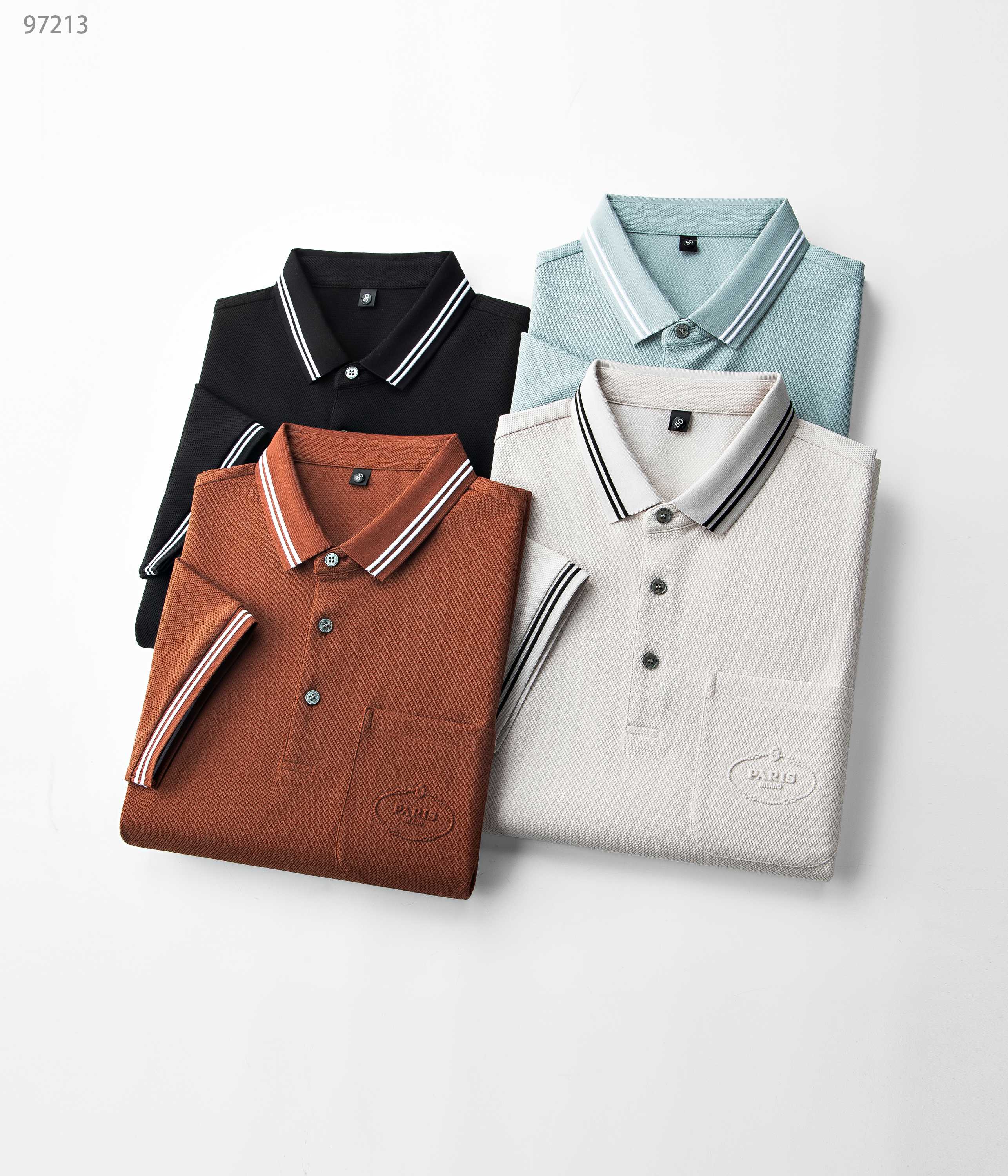 NO:161750,New products in spring and summer 25 are released, Dragon Scale Pattern Pearl Ground Series 97213, color black, white, dark gray, embroidered red, size 48-58 This product is made of a precision-blended bead weaving fabric with double-quality (mulberry silk) and Xinjiang (long velvet cotton). The product has various characteristics of mulberry silk and long velvet cotton. Mulberry silk is a natural fiber that combines light, soft and thin in nature. Long velvet cotton is the natural fiber with the longest sunshine in nature. The two effectively adjust the wet temperature balance on the skin surface and are comfortable to wear. The pearl weaving makes the tool more breathable and heat-expressing in summer. Moreover, this fabric is very textured and has a high-end taste in foreign trade.  Lapel business model, with a fashionable and classic three-pin flat collar, making the reverse collar not easy to deform after wearing for a long time. It can be worn alone in summer and inside in spring, showing the style of the business elite. The exquisite three-dimensional concave and concave logo and cuff colored edge design are more luxurious and atmospheric and casual. It is essential for attending various formal occasions, business event banquets, and business office spaces.,,alexander wang1986090925春夏新品发布,龙鳞纹珠地系列97213,颜色黑色,白色,深灰,绣红,尺码48-58 本品采用（桑蚕丝）与新疆（长绒棉）双优材质精密混纺珠地织法而成面料,产品具有桑蚕丝和长绒棉各种特点,桑蚕丝是自然界集合轻,柔,细为一体的天然纤维,长绒棉是自然界日照阳光时间最长的天然纤维,两者有效的调节皮肤表面的湿温度平衡,穿着舒适,珠地织法使具在夏季更透气排热,而且此面料非常有质感,实足外贸味道上档次. 翻领商务款,加入时尚精典三粒扣扁机领,使其反领久穿不易变形,商务休闲,既可夏季单穿又可春季内搭,尽显商界精英风范,前胸精致至极的立体凹凸logo与袖口色织彩边设计更奢华大气,更休闲,出席各种正式场合、商务活动宴请、商务办公场所必备单品.,,alexander wang,Men's clothing