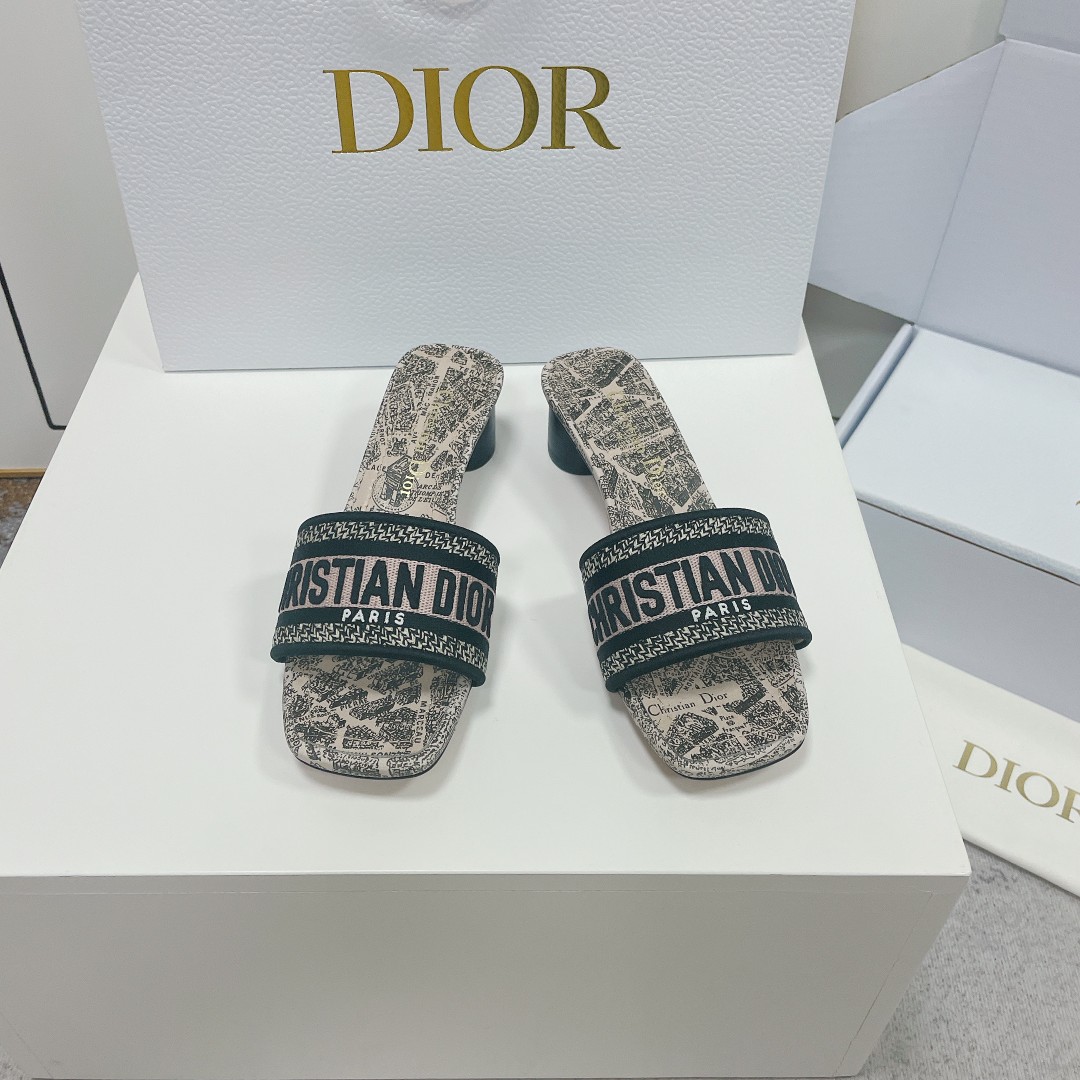 Dior Replicas
 Shoes Slippers Luxury Fashion Replica Designers
 Embroidery Cotton Genuine Leather